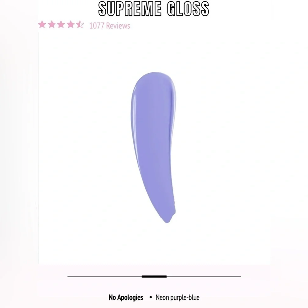 Brand New Jeffree Star Supreme Gloss Full Pigment Lip Gloss in No Apologies